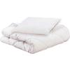 Pack Bio Couette 100x140cm + Oreiller 40x60cm - MON P'TIT DODO - Chaude - 100% Polyester Fibre Creuse Siliconée - 1 Personne -