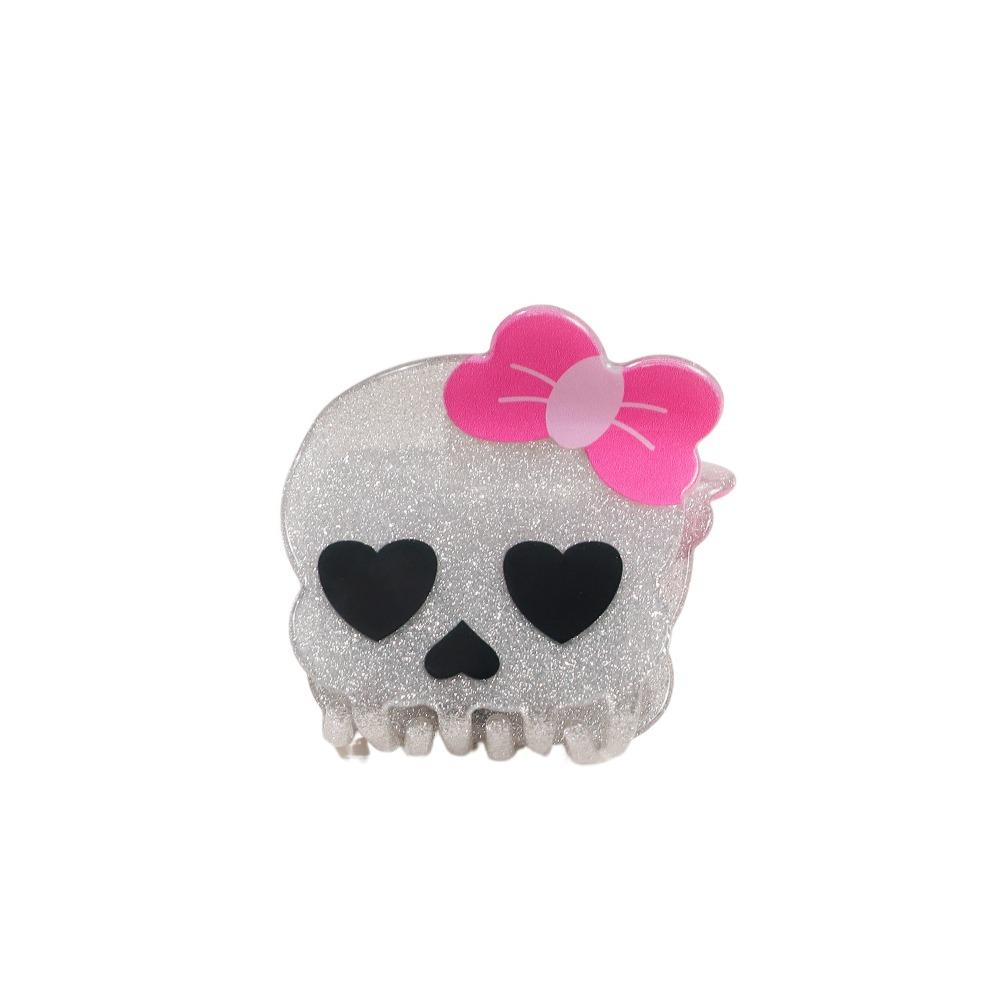 Spider Halloween Hair Claw PVC Skeleton Shark Clip Creative Pumpkin Themed Gripper  Party