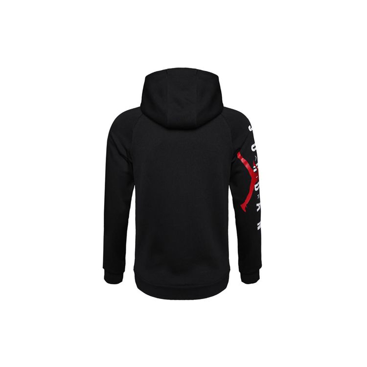 Jordan Куртка Jumpman с капюшоном на флисовой подкладке Мужская Верхняя одежда Черный AH6241-011