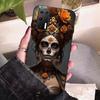 Catrina Beautiful Rose Girl Skull Phone Case For Huawei P 8 9 10 20 30 40 50 Pro Lite Psmart Honor 10 Lite 70 Mate 20lite
