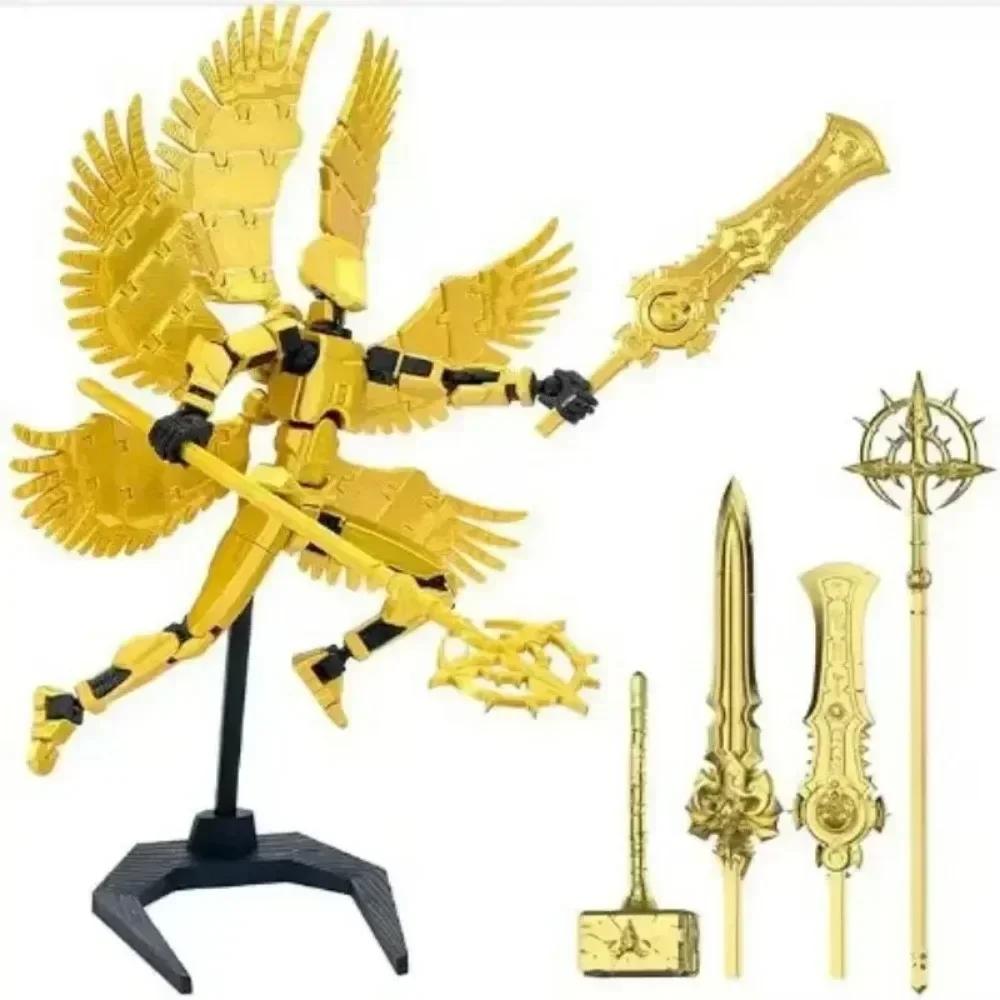 ABS Shapeshift Robot Robot Dummy Action Figures Desktop Decoration 3D Printed T13 Action Figure Model Multi-Jointed Movable