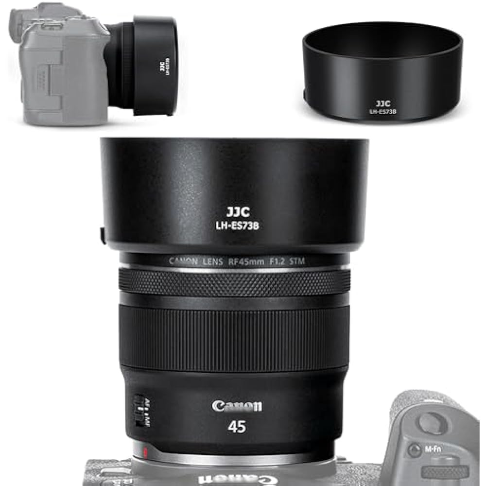 Реверсивная бленда JJC ES-73B для объективов Canon RF 45mm F1.2 STM, Совместима с Canon ES-73B, ...