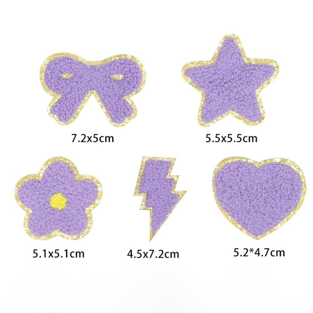 Colorful Patch Repair Star Shape Cloth Patches  ForClothing/Towel/Bags/Jackets/Patchwork