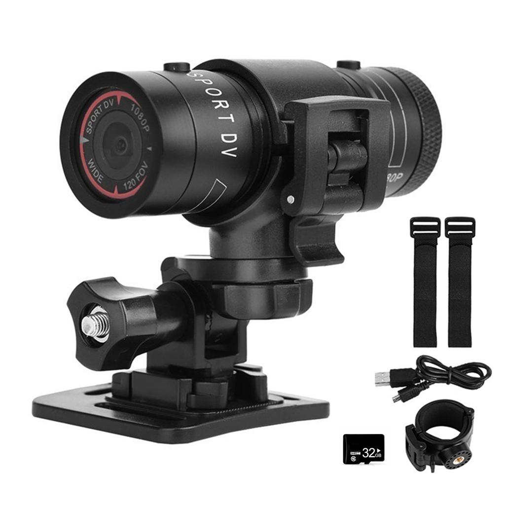 Bike Helmet Camera 120 Degrees Wide Angle Bicycle Sports Camera Waterproof Action Camera for Outdoor