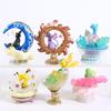 Pokemon Starrium Collection Piakchu Lapras Jirachi Gardevoir Umbreon Espeon PVC Figures Toys 6pcs/set
