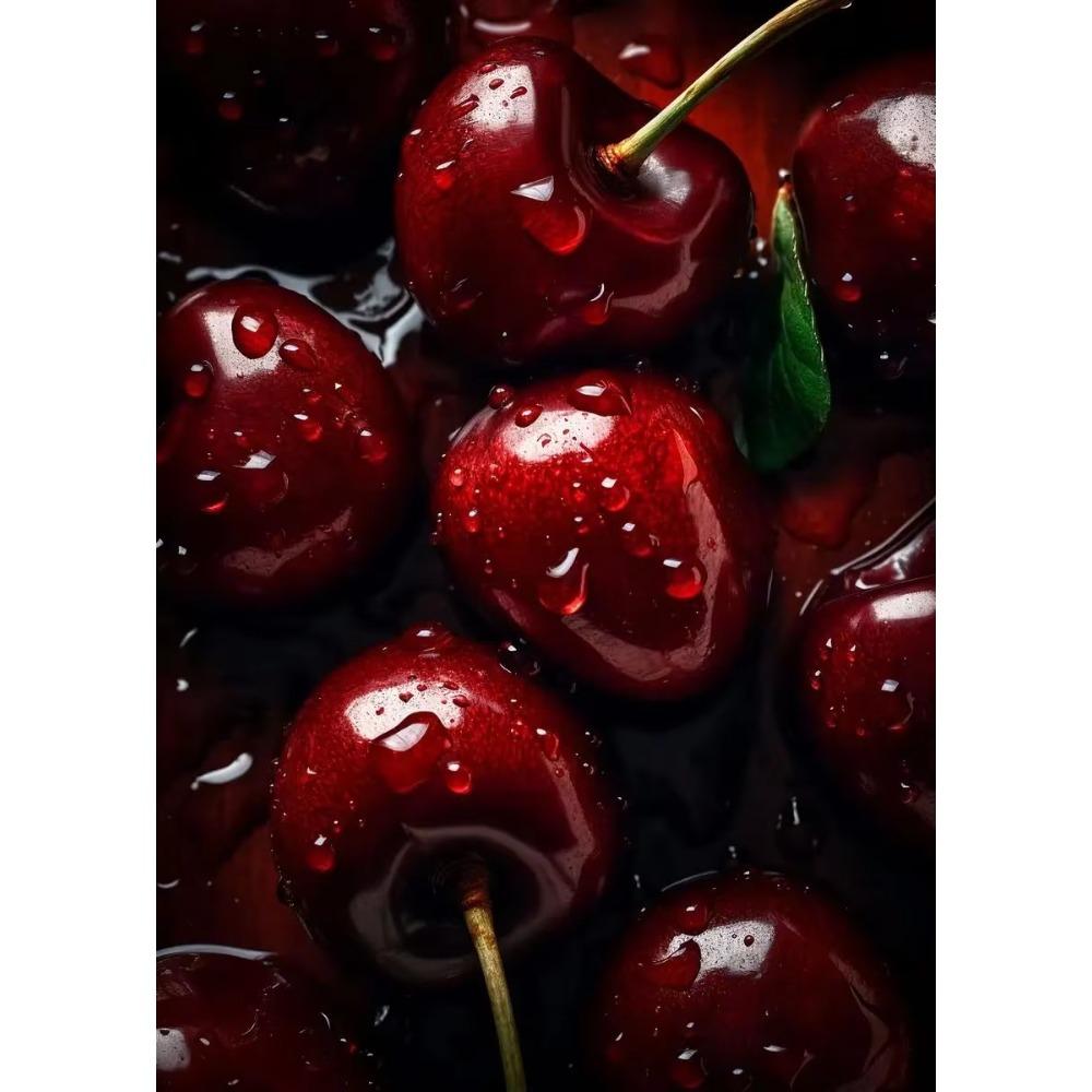 Delicious Fresh Fruit Strawberries Watermelon Blueberries Kitchen Decor Poster Canvas s Wall Art Pictures Home Decor