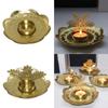 Unique Gold Candle Holder Exquisite Iron Candle Holder Light Luxury Floral Candle Stand  Bedroom