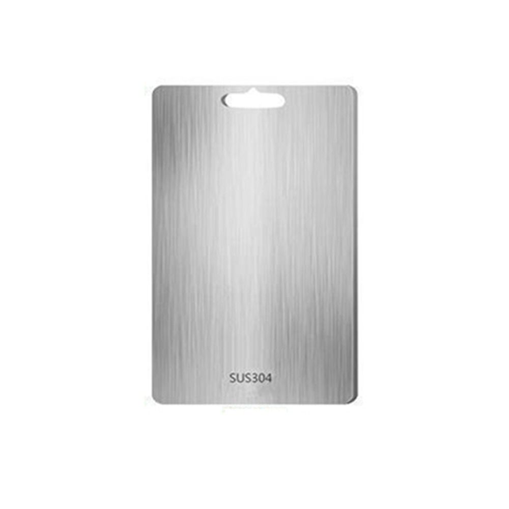 Stainless Steel Chopping Boards Double Sided Baking Board Dishwasher Safe Cutting Board  Kitchen