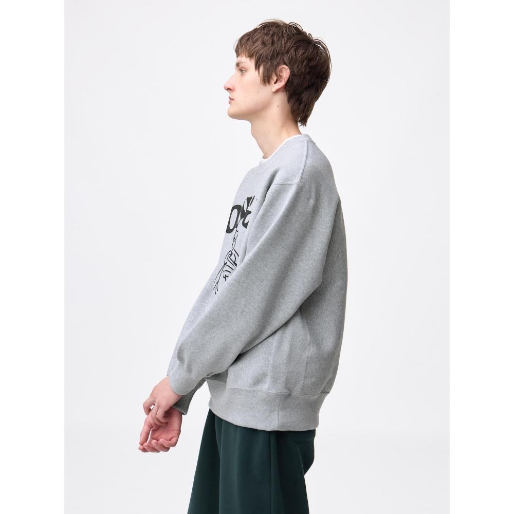 GU by Uniqlo Тяжелый свитшот Юносуке