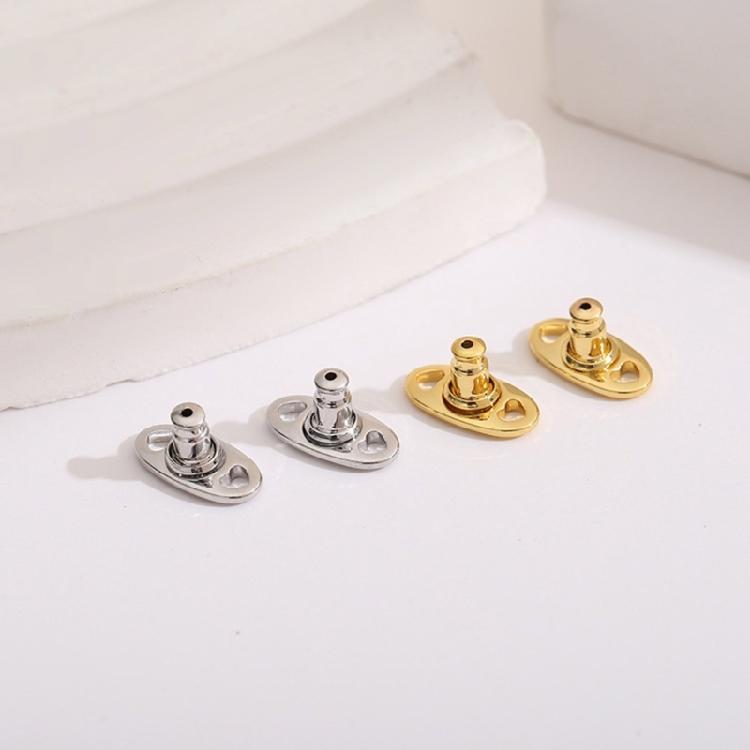 Sophisticated Earring Stabilizer Backs 4pcs Prevent Drooping Heavy Studs Adjustable Support For Sensitive Ears
