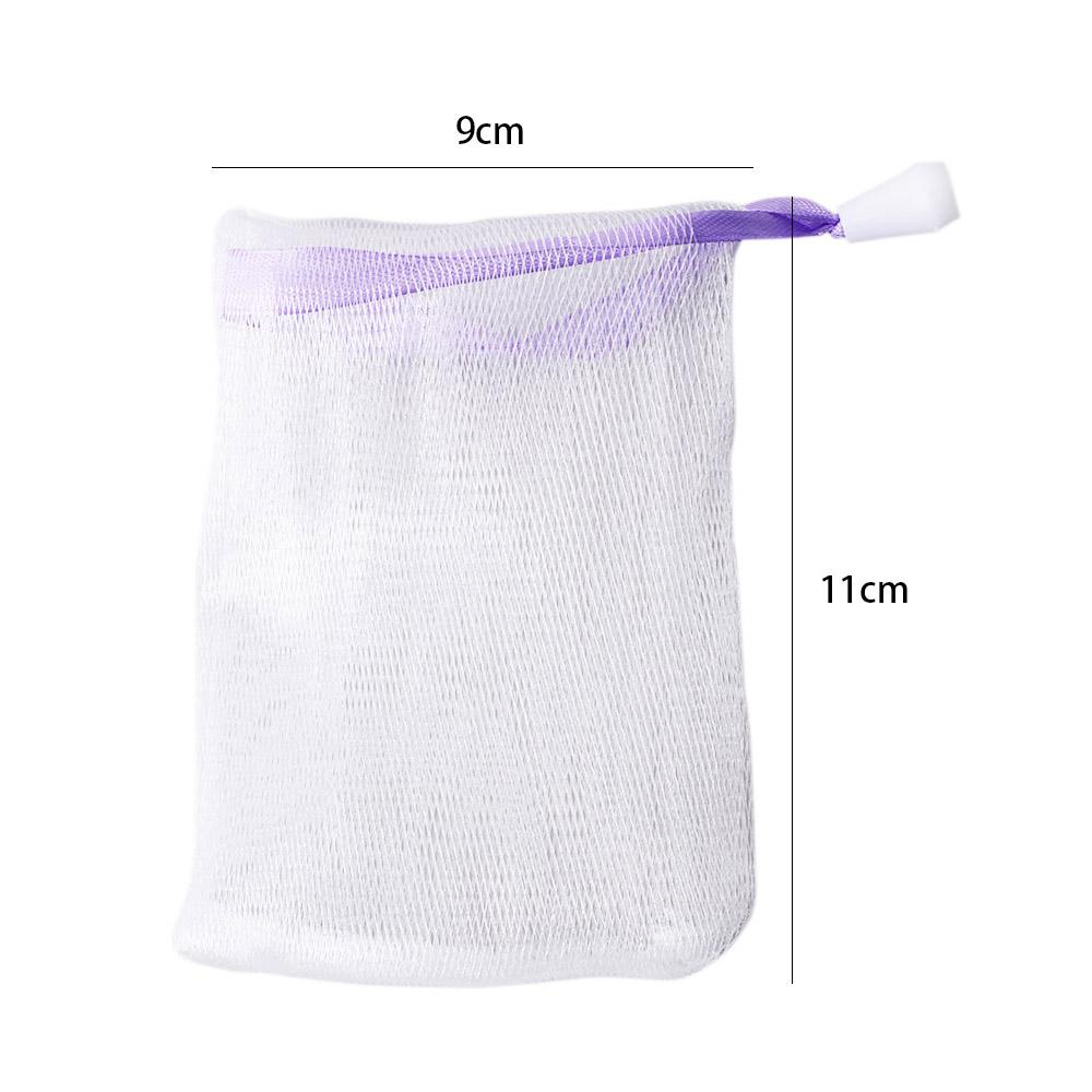 Bath Exfoliating Delicate Foam Face Cleansing Tool Soap Saver Bag Foaming Mesh Bag Net Soap Pouch