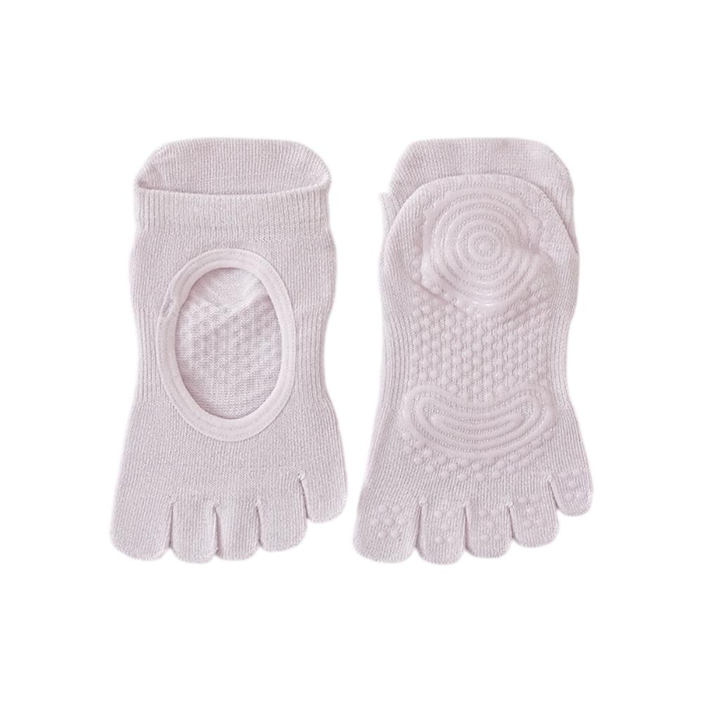 Anti-slip Five-toe Boat Socks Five Finger Floor Toe Socks for Pilates and Fitness