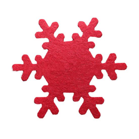 4 шт. Рождественская сумка для столовых приборов в виде снежинки, складная, тонкая работа, создает атмосферу, долговечный праздничный держатель для столовых приборов