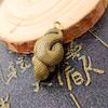 Vintage Copper Snake Ornament Decorations Tea Pet Antique Animal Boa Figurines Miniatures Home Decor Accessories For Living Room