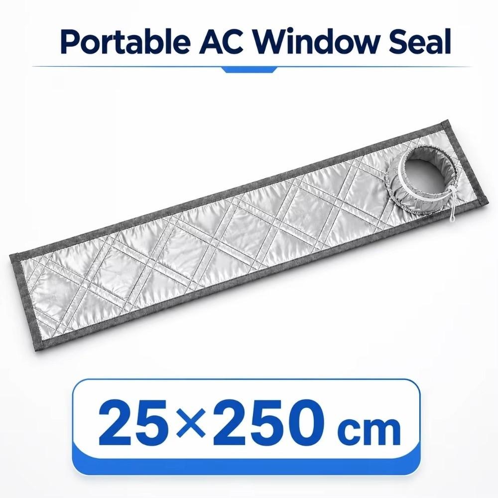 Waterproof Portable AC Window Seal Silver Coated AC Vent Hose Cover Portable Air Conditioner