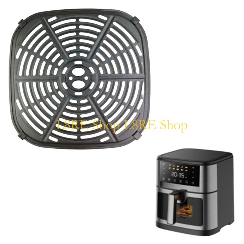L8RE Металлические вкладыши для тарелки аэрофритюрницы 6QT Металлическая подставка для аэрофритюрницы Аксессуары из углеродистой стали для аэрофритюрницы Подходят для выпечки и приготовления