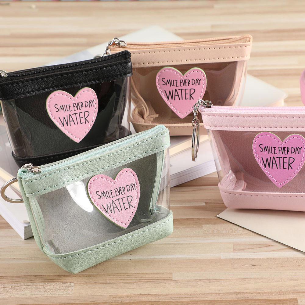Женщины любовные письма кошелек на молнии портмоне держатели карт сумка пакет