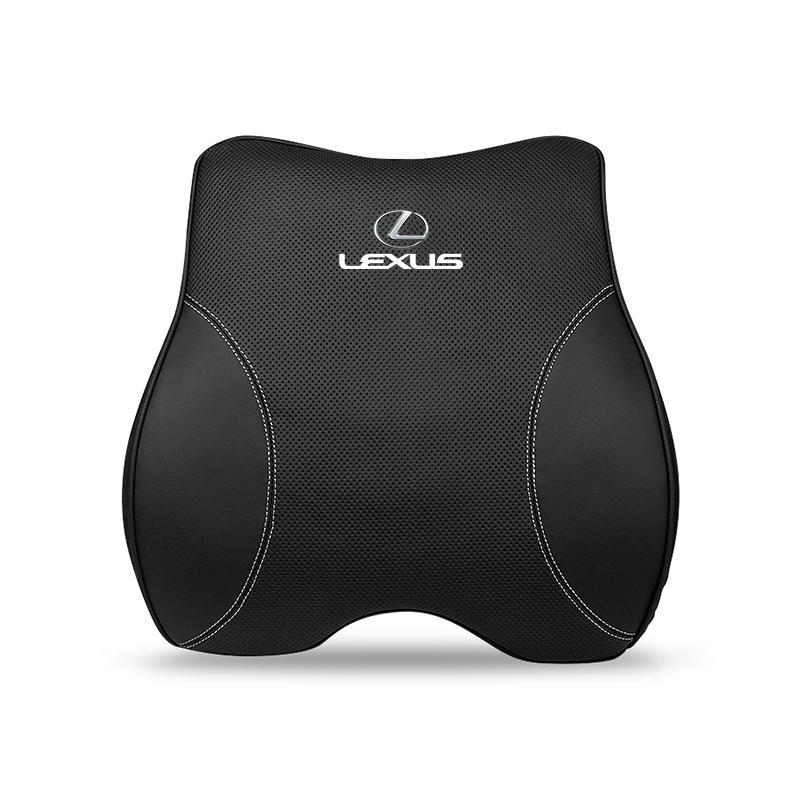 DJSZ3 High-end Leather Car Headrest Waist Pillow Accessories For Lexus F SPORT ES RX NX LS UX LM LX GX LC RZ IS CT GS RC HS SC TX LBX