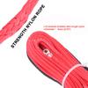 Winch Cable 4.8mmx15m Synthetic   5500lbs Breaking Strength Waterproof for ATV UTV Trailer