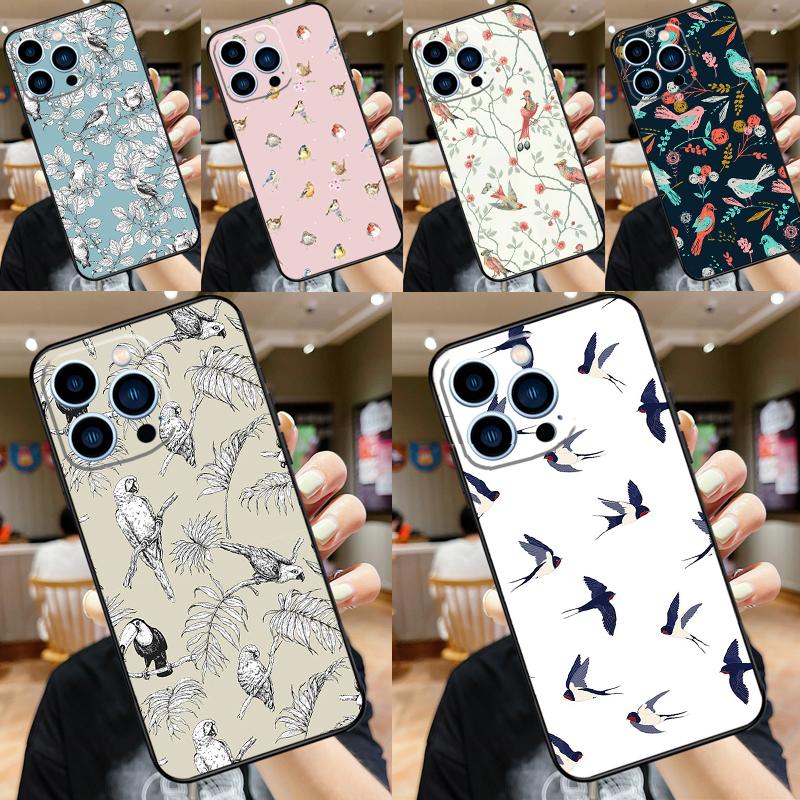 Birds Flock For OPPO Reno 14F 13F 12F 11F 10 11 12 13 14 Pro 7 8 Lite 8T OPPO Find X5 X6 X8 X9 Pro Case