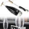 Прочная щетка для бутылок Soda Stream с ручкой из бука Очиститель для стеклянной посуды и банок Кухонный инструмент для уборки Напиток Бокал для вина Бутылка Чашка