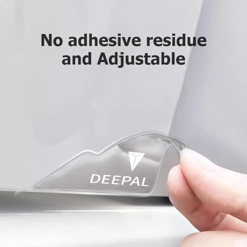 For Changan Deepal S07 S7 2025 Door Corner Strips Protector Anti-Crash Door Corner Sticker Rearview Mirror Trim Car Accessories