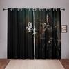 3D Игра Черный Миф WUKONG Узор Шторы 2 Панели Молодежь Любители Игр Гостиная Спальня Киберспортивная Комната Декор