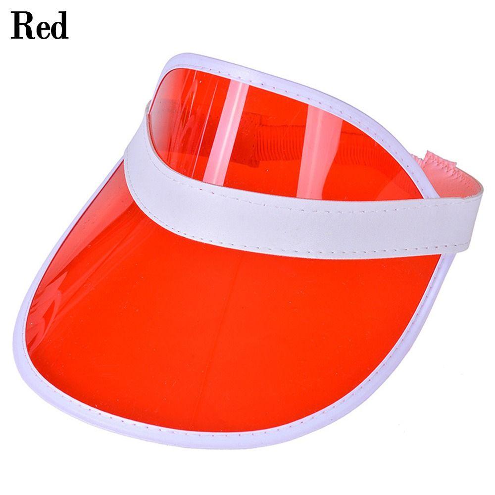 Пустая макушка Женская Мужская Прозрачная Велосипедная Солнцезащитная Шляпа Козырьки Летняя Бейсболка Защита от УФ Лучей Солнцезащитная Шляпа