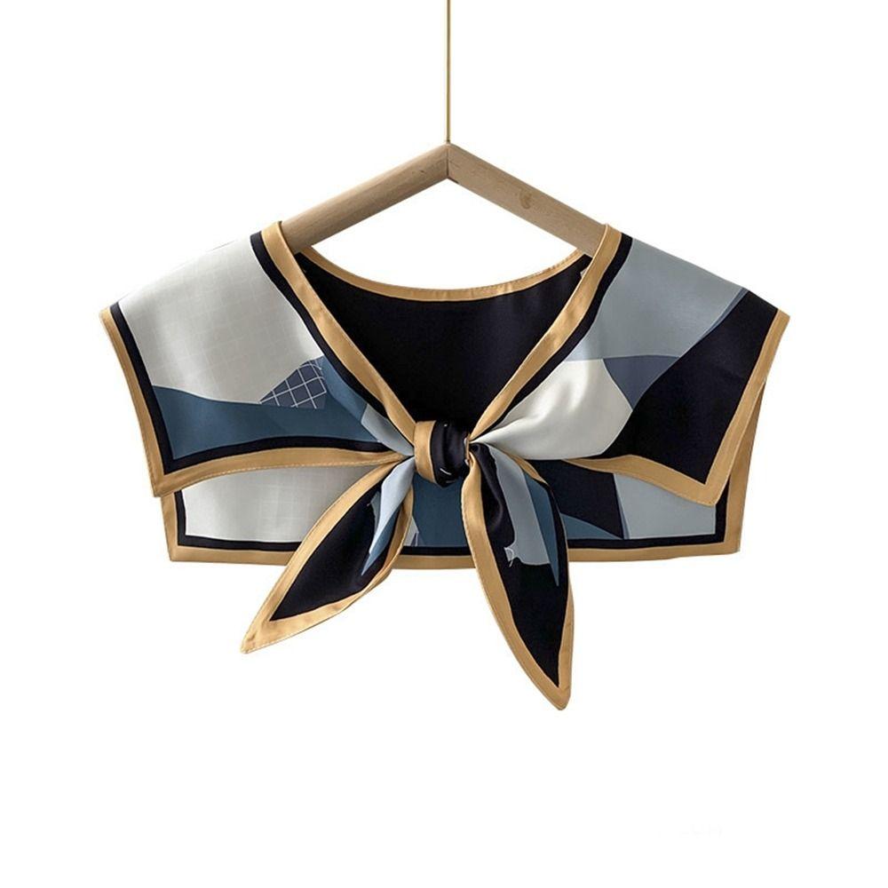 Silk Sunscreen Shawl Sunscreen False Collar Fashion Neckwear Summer