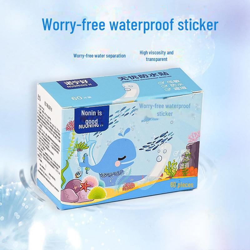 Плотный хлопковый бинт Yongbang, 100 дышащих кровоостанавливающих пластырей для небольших ссадин