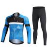 Дышащие велосипедные майки, комплект одежды для велоспорта, быстросохнущая мужская велосипедная одежда с длинными рукавами, костюм, колготки