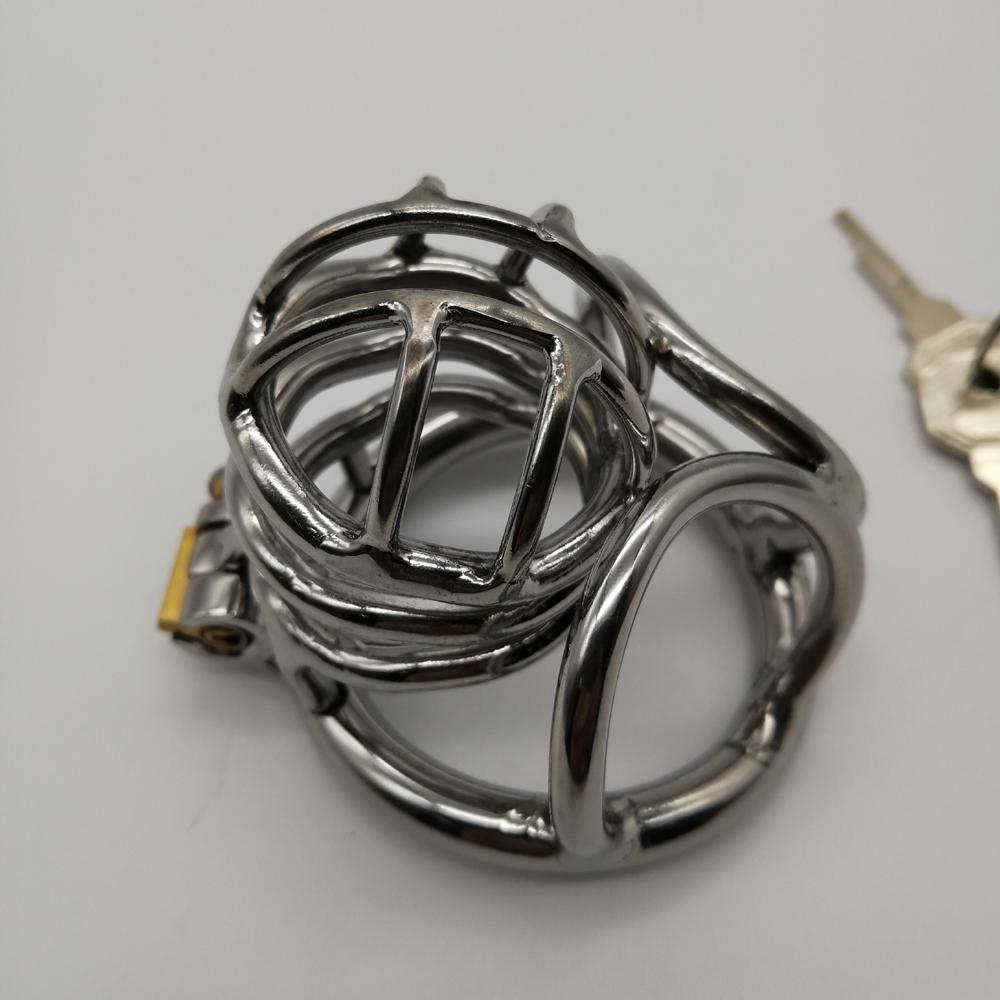 Предотвращение внебрачного секса, клетка для члена, устройство мужского целомудрия из нержавеющей стали, замок пениса, кольцо для члена, пояс верности, секс-игрушка, M128