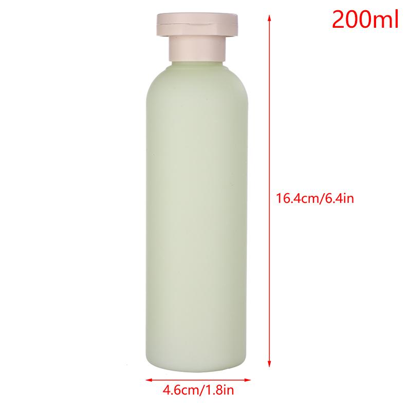 Зеленый серый многоразовый флакон с откидной крышкой Пустой пластиковый дезинфицирующее средство для рук Бутылки для шампуня, лосьона Баночки для косметического крема Предметы первой необходимости для путешествий