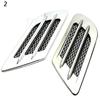 Car Side Air Hole Cover Flow Vent Intake Fender Grille Duct Decoration Sticker