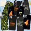 Phone Case for Samsung Galaxy S25 S24 S23 iPhone 16 15 Xiaomi Redmi Note 14 13 12 16E 11 ProOPPO Moto Huawei F1 Number Funda No 4 No4 Supercar Cover