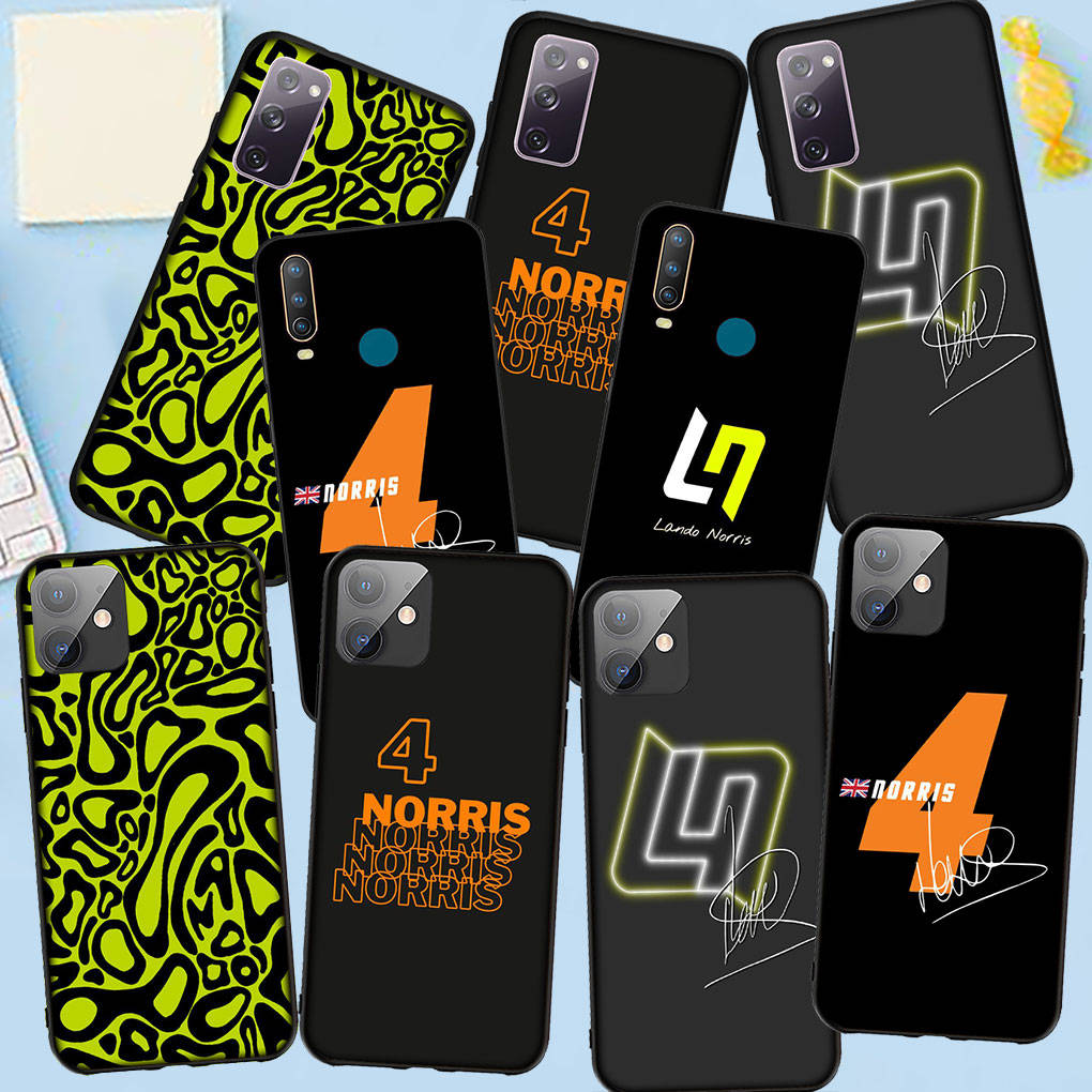 Phone Case for Samsung Galaxy S25 S24 S23 iPhone 16 15 Xiaomi Redmi Note 14 13 12 16E 11 ProOPPO Moto Huawei F1 Number Funda No 4 No4 Supercar Cover