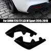 1 пара черных/карбоновых сплиттеров-диффузоров спойлера губы заднего бампера для BMW 1 серии F20 F21 LCI M Sport 2015-2019