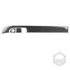 3Pcs Carbon Fiber Interior Passenger Dashboard Cover Trim For Dodge Charger