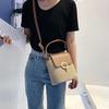 Yogodlns Casual Chains Straw Bucket Bags Women Summer Messenger Bag Rattan Bags Beach Lady Travel Purses and Handbags Shoulder Bag
