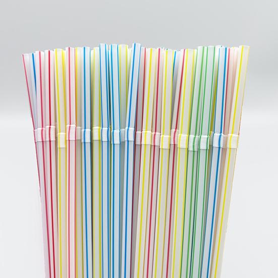 100 шт. гибкие пластиковые трубочки одноразовые питьевые трубочки разных цветов 21 см гибкие полосатые трубочки для сока для вечеринок и мероприятий
