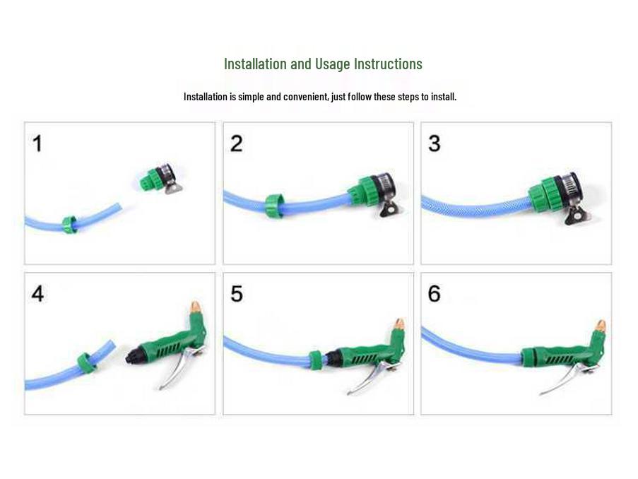 Explosion-Proof Universal Water Hose & High-Pressure Spray Gun for Car Wash & Home Use - 10m, 15m, 20m Options