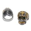Exaggerated Skull Titanium Steel Ring Men's Non-fading Niche Design Versatile Stainless Steel Ring