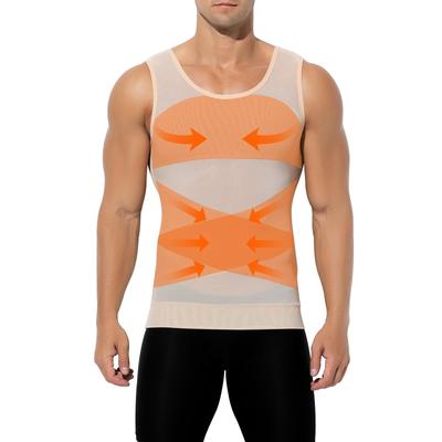 Компрессионные топы для компрессии Компрессионный дышащий сосок Майка 1 M [Casey Kevin] Мужчины, Нижнее белье, Без рукавов, Футболка, Сетка, Маскировка, Формирующее белье,