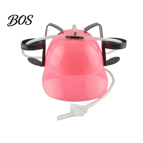 Fun Drinking Accessory Drink Cap with Straw, Hat for Adults, Plastic Lazy Helmet, Hands-free Creative Beer Birthday Parties Festivals Home Office
