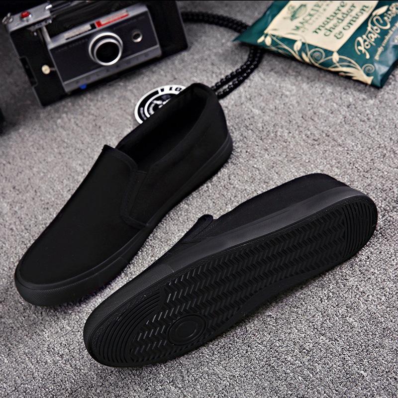 Classic Slip On Men's Casual Shoes Mens Canvas Shoes Lightweight Waterproof Male Flat Casual Sneakers Men Vulcanize Shoes