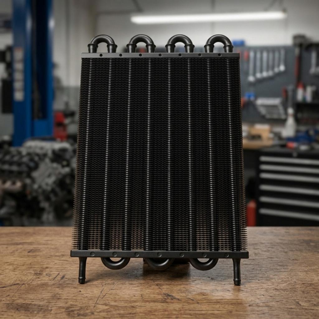 8 Row Aluminum Radiator Transmission Oil Cooler Kit Suitable for General Use