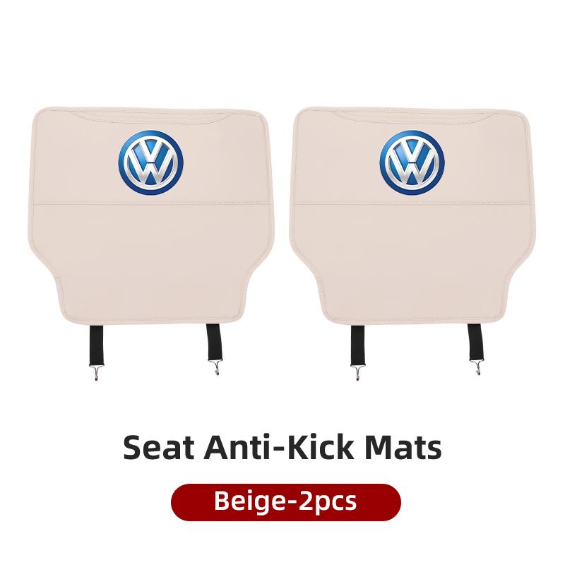 ear1 Car Anti-kick Pad Auto Seat Back Organizer Storage Bag For VW Golf Jetta Passat mk4 mk5 mk6 CC Golf 5 7 Tiguan Scirocco Sagitar
