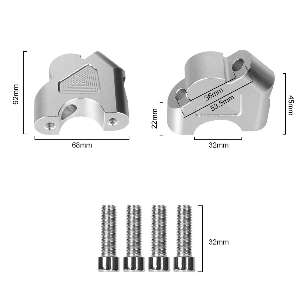 Modified Parts Motorcycle Handlebar Back Move Mount CNC Handlebar Riser For BMW R1200GS R1250GS R1250RS S1000XR R1200R Adventure ADV