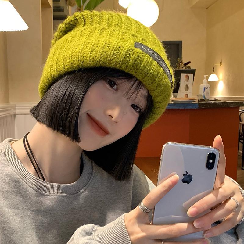 Elegant Cozy Winter Knit Hat For Women Warm Loose-fit Beanie In Trendy Colors