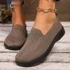 2024 Hot Sale Shoes for Women One Kick Women's Flats Autumn Round Toe Breathable Mesh Solid Flat Casual Comfortable Shoes